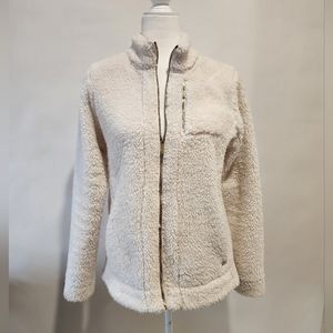 Calvin Klein sherpa zip up fleece jacket, size M